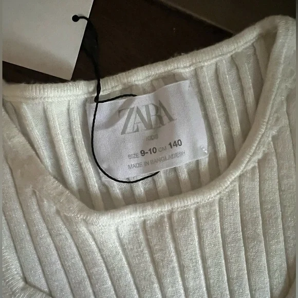 ZARA Kids Rib Knit Sweater - Picture 3 of 3